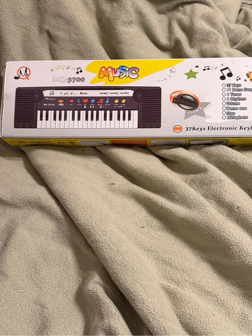 Kids 37-Key Electronic Keyboard - Yellow Box